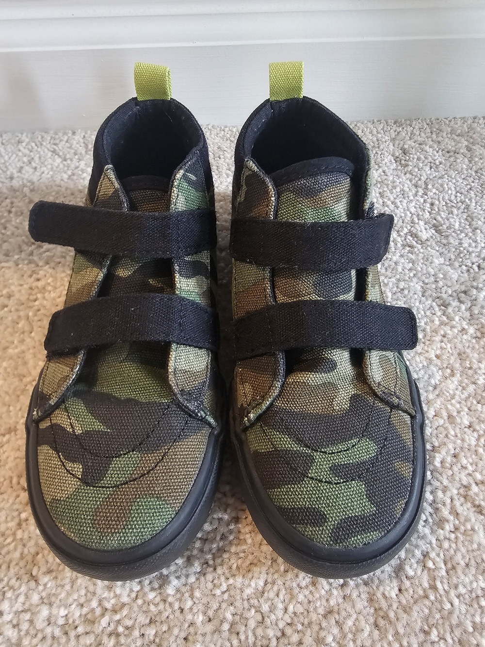 Old Navy Kids' Camouflage Velcro Sneakers - Green and Black